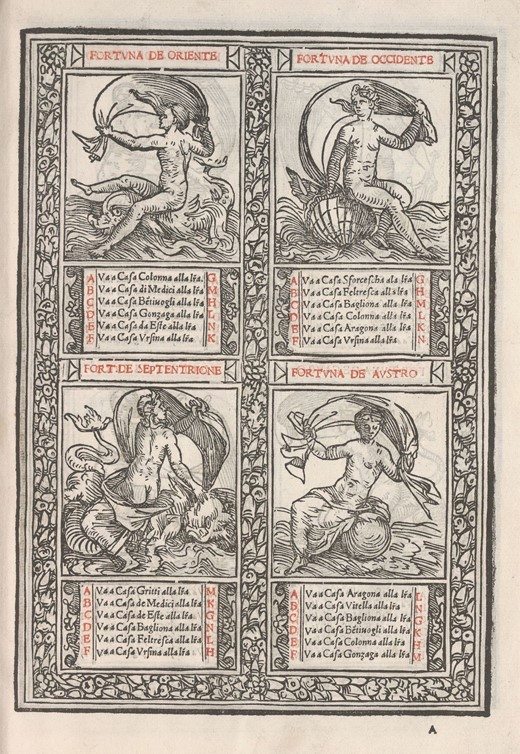Fanti, Triompho di Fortuna: selection of Fortune (Fortunes; sig.ar)
