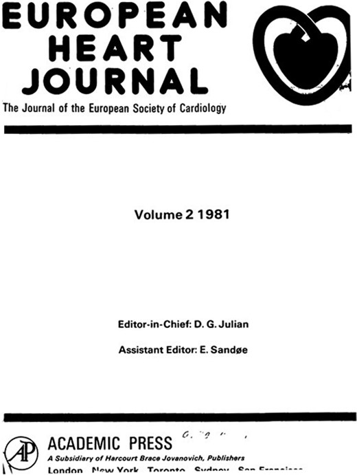 An early copy of the front page of the journal.