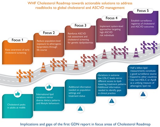 ApoB, apolipoprotein B; ASCVD, atherosclerotic cardiovascular disease; GDN, Global Diagnostic Network; LDL-C, low-density lipoprotein cholesterol; non-HDL-C, non-high density lipoprotein cholesterol; WHF, World Heart Federation.