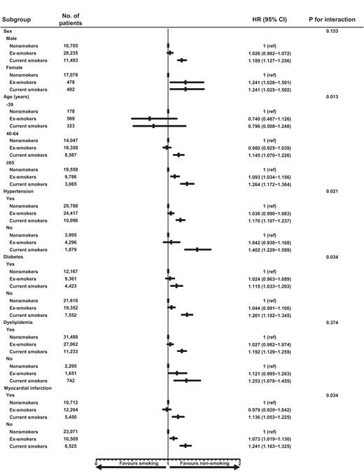 Sub-group analysis for MACCE. MACCE, major adverse cardiovascular and cerebrovascular event.