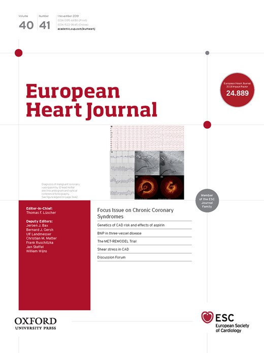 European Heart Journal Cover Image for Volume 40, Issue 41