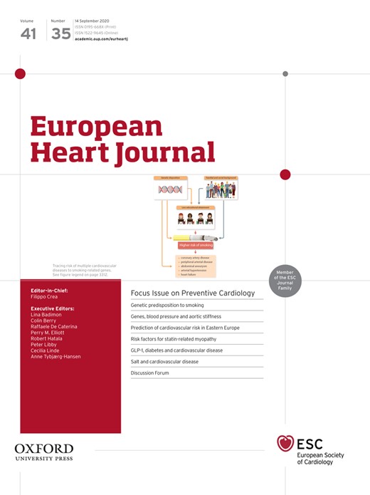 European Heart Journal Cover Image for Volume 41, Issue 35