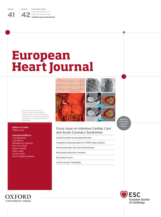 European Heart Journal Cover Image for Volume 41, Issue 42