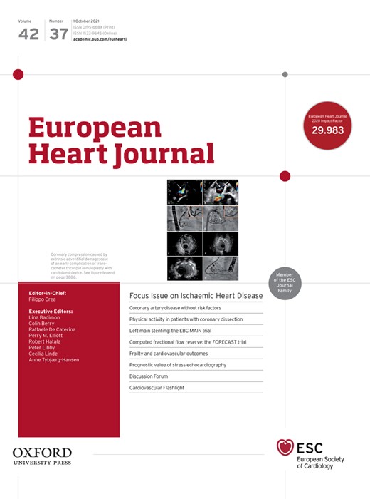 European Heart Journal Cover Image for Volume 42, Issue 37