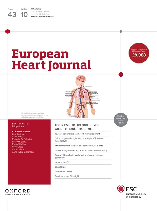 European Heart Journal Cover Image for Volume 43, Issue 10