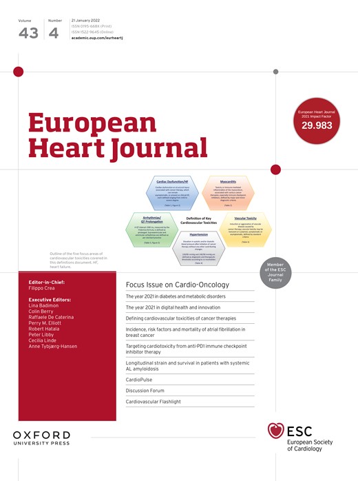 European Heart Journal Cover Image for Volume 43, Issue 4