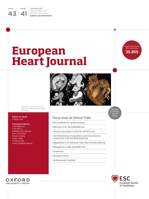 European Heart Journal Cover Image for Volume 43, Issue 41