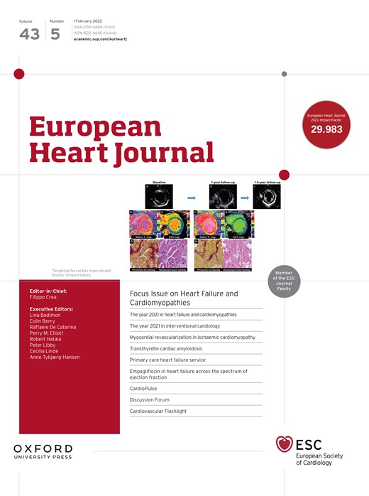 European Heart Journal Cover Image for Volume 43, Issue 5