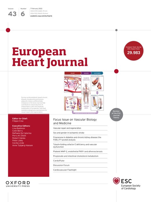 European Heart Journal Cover Image for Volume 43, Issue 6
