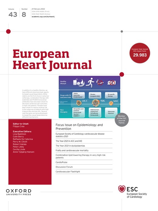 European Heart Journal Cover Image for Volume 43, Issue 8