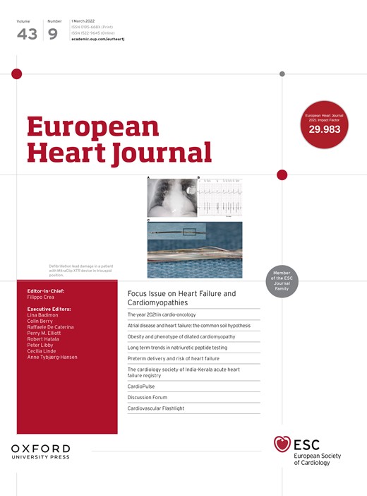 European Heart Journal Cover Image for Volume 43, Issue 9