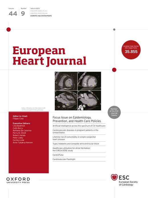 European Heart Journal Cover Image for Volume 44, Issue 9
