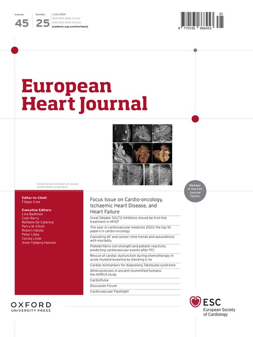 European Heart Journal Cover Image for Volume 45, Issue 25