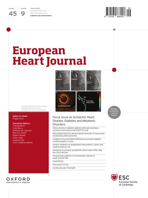 European Heart Journal Cover Image for Volume 45, Issue 9
