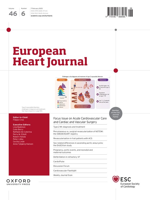 European Heart Journal Cover Image for Volume 46, Issue 6