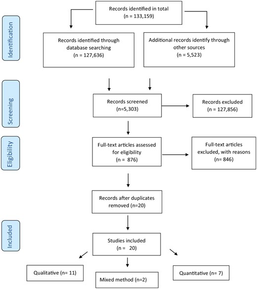 Flow diagram of study selection procedure.