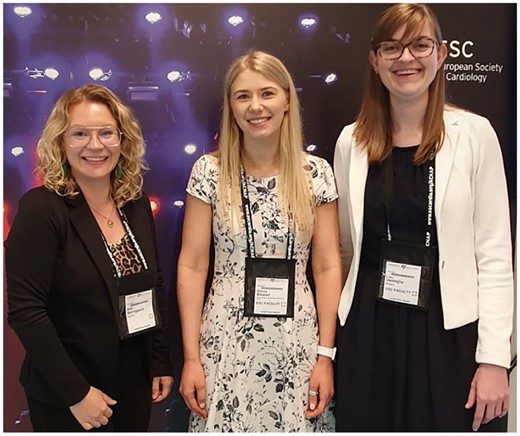 Left to right: Britt Borregaard, Stacey Stewart, Lien Desteghe