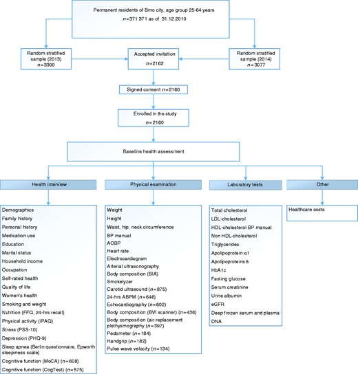 Study recruitment and baseline data collection.