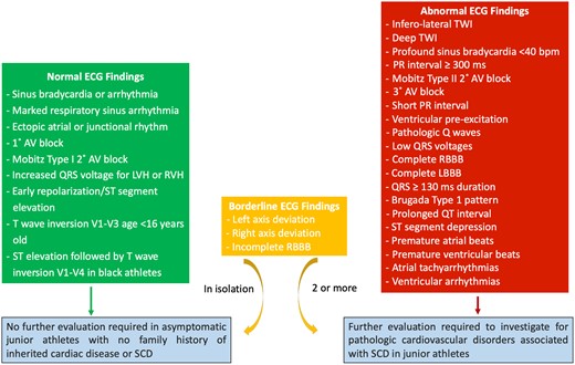 Proposal of revision of the international criteria for their application to paediatric athletes.