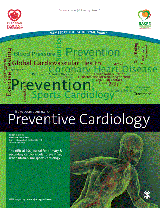 European journal of cardiovascular prevention and rehabilitation Cover Image for Volume 16, Issue 3