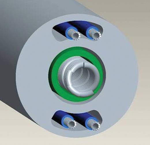 Schematic view of St Jude Riata single-coil lead, courtesy of St Jude Medical.