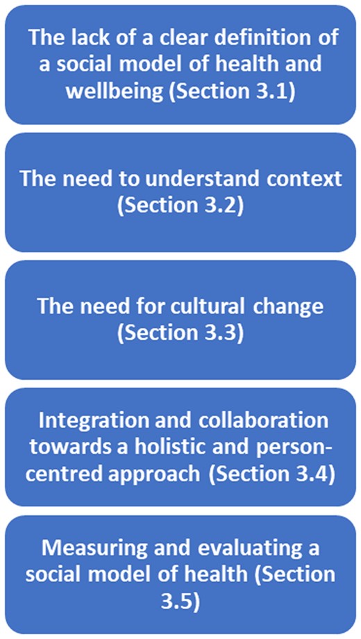 Overview of meta-synthesis themes.