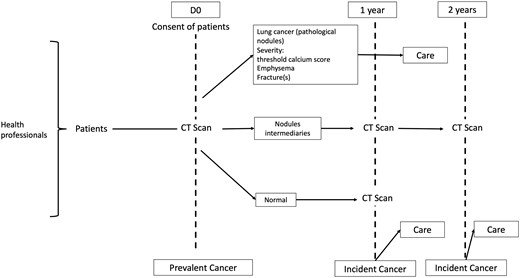 Description of the low-dose CT screening program.