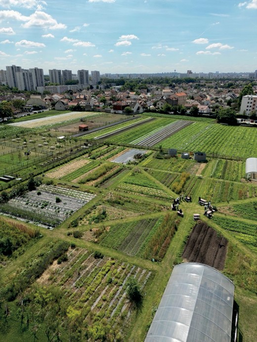 Aerial view of Zone sensible. Photograph by Olivier Darné. Saint-Denis, 2023. © Olivier Darné.