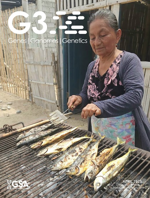 G3 Genes|Genomes|Genetics Cover Image for Volume 15, Issue 4