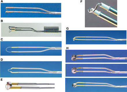 Conventionally-used thermal loops for resectoscopic myomectomy