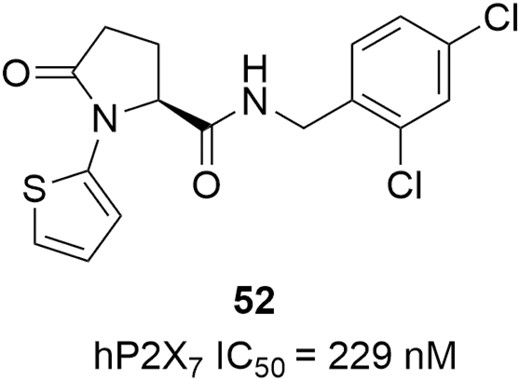 P2X7 receptor antagonist for potential IBD therapies.
