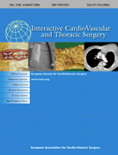 Interactive CardioVascular and Thoracic Surgery Cover Image for Volume 5, Issue 4