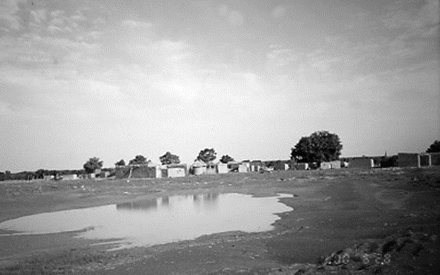 Village during the rainy season in Burkina Faso 2001. Photograph by Olaf Müller.