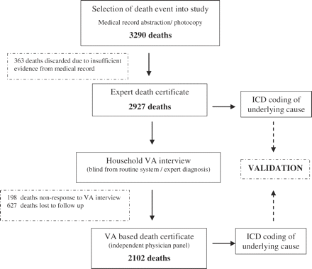 Flow chart showing study protocol and data collection