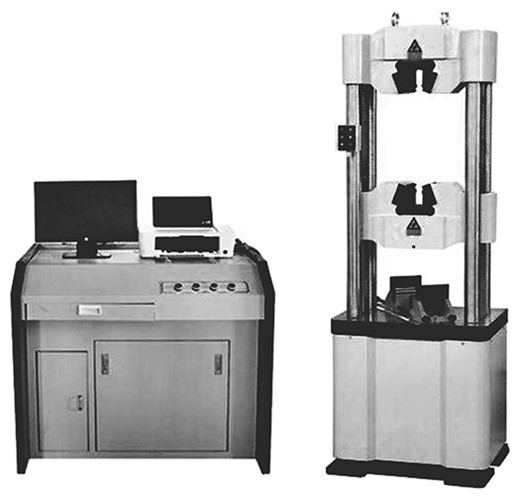 WE-600b universal testing machine.