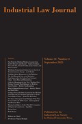 Industrial Law Journal Cover Image