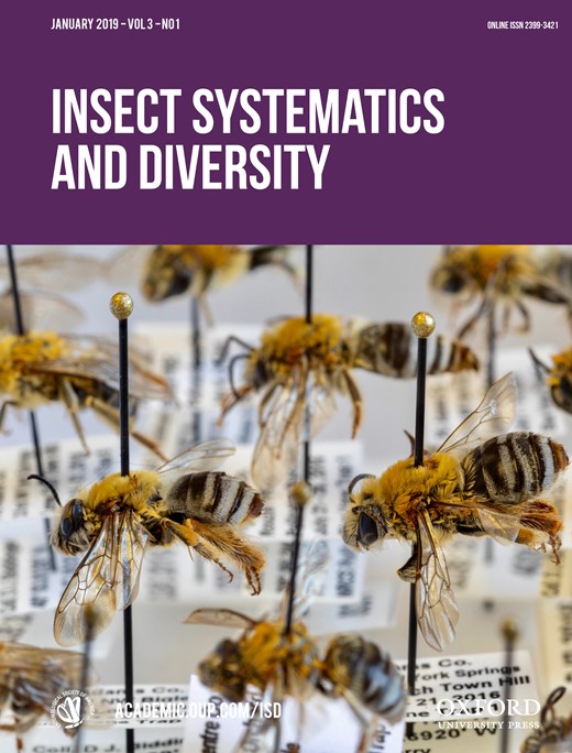 Insect Systematics and Diversity Cover Image for Volume 3, Issue 1