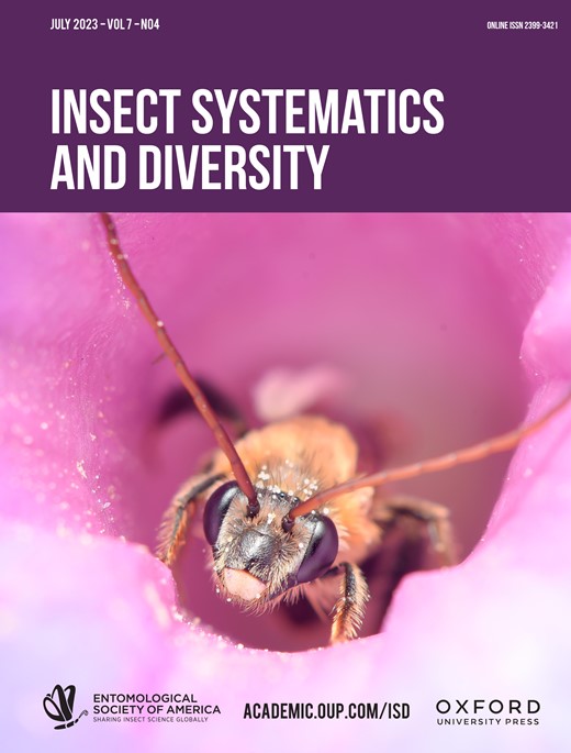 Insect Systematics and Diversity Cover Image for Volume 7, Issue 4