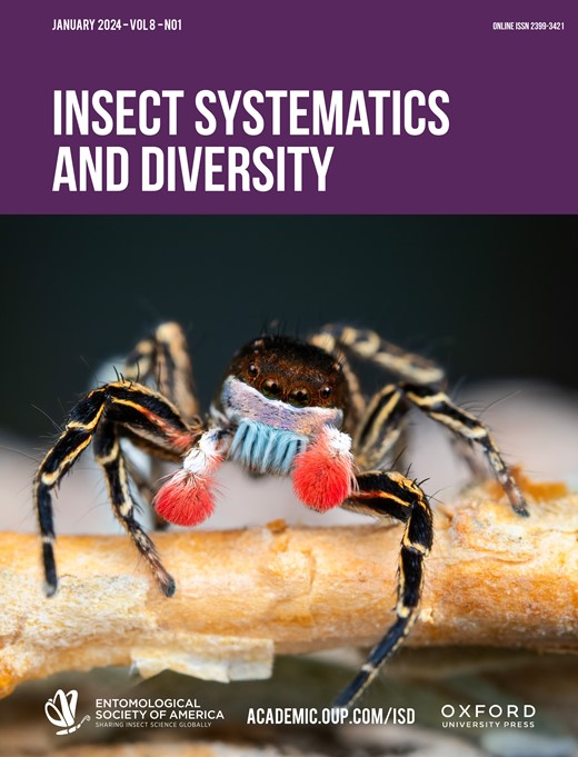 Insect Systematics and Diversity Cover Image for Volume 8, Issue 1