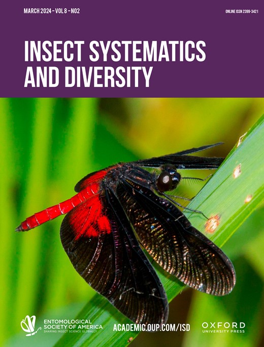 Insect Systematics and Diversity Cover Image for Volume 8, Issue 2