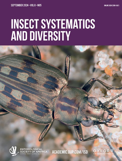 Insect Systematics and Diversity Cover Image for Volume 8, Issue 5