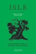 ISLE: Interdisciplinary Studies in Literature and Environment Cover Image