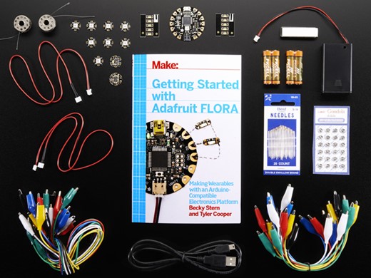 Adafruit Flora Starter Kit — Image source: https://www.adafruit.com/product/2404.