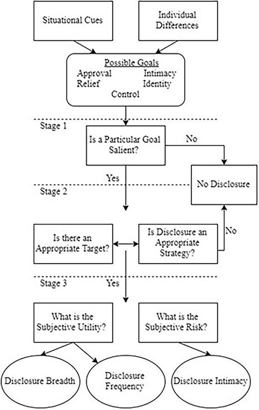 The disclosure decision model.