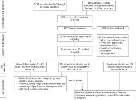 Summary of systematic review process.