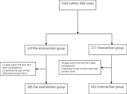 Flow chart of patients included in the study.