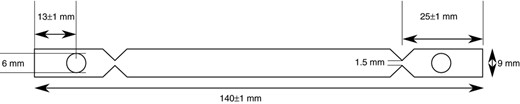 Overview of the biomonitor made from austenitic steel (1·4301). The front has unilateral longitudinal grain with granulation 80.