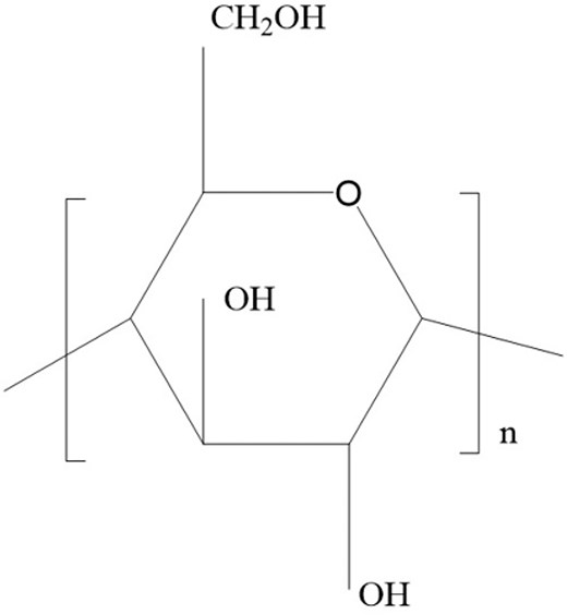 The chemical structure of polysaccharide in ginseng.