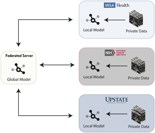 Federated learning architecture overview.