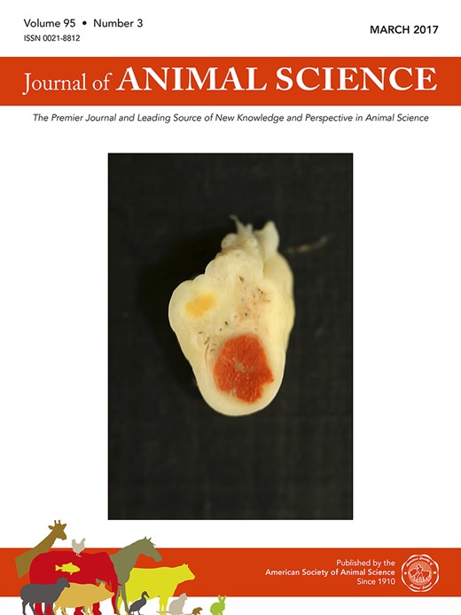Journal of Animal Science Cover Image for Volume 95, Issue 3